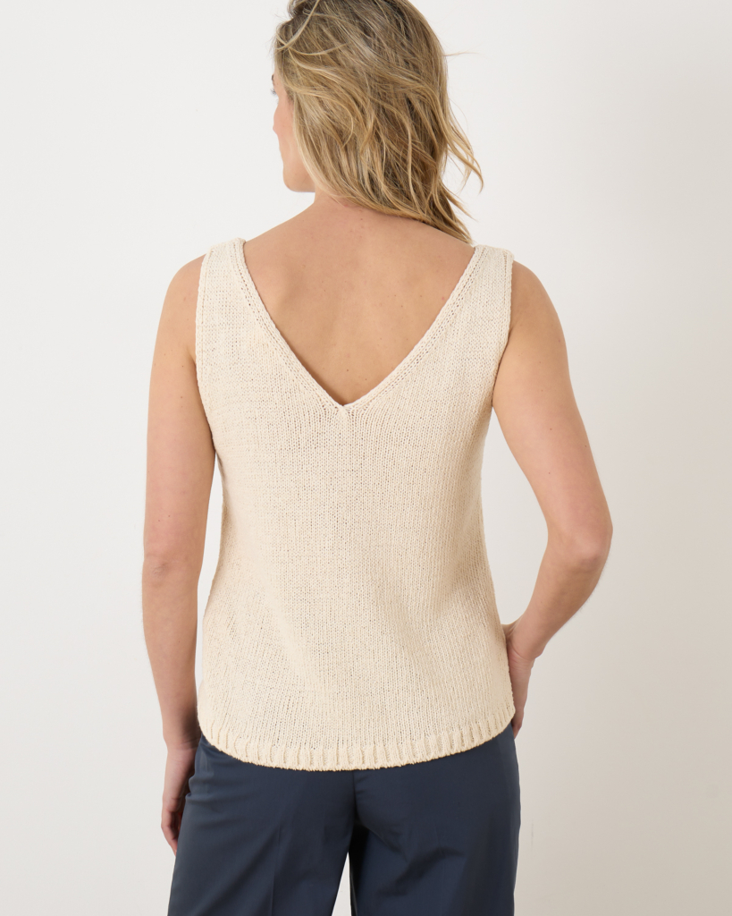Closed Pullover Top Ivory