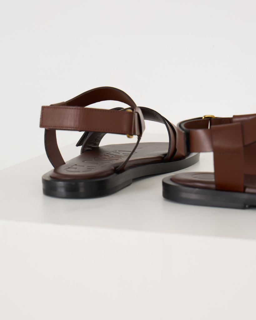 Leather Sandals Brown