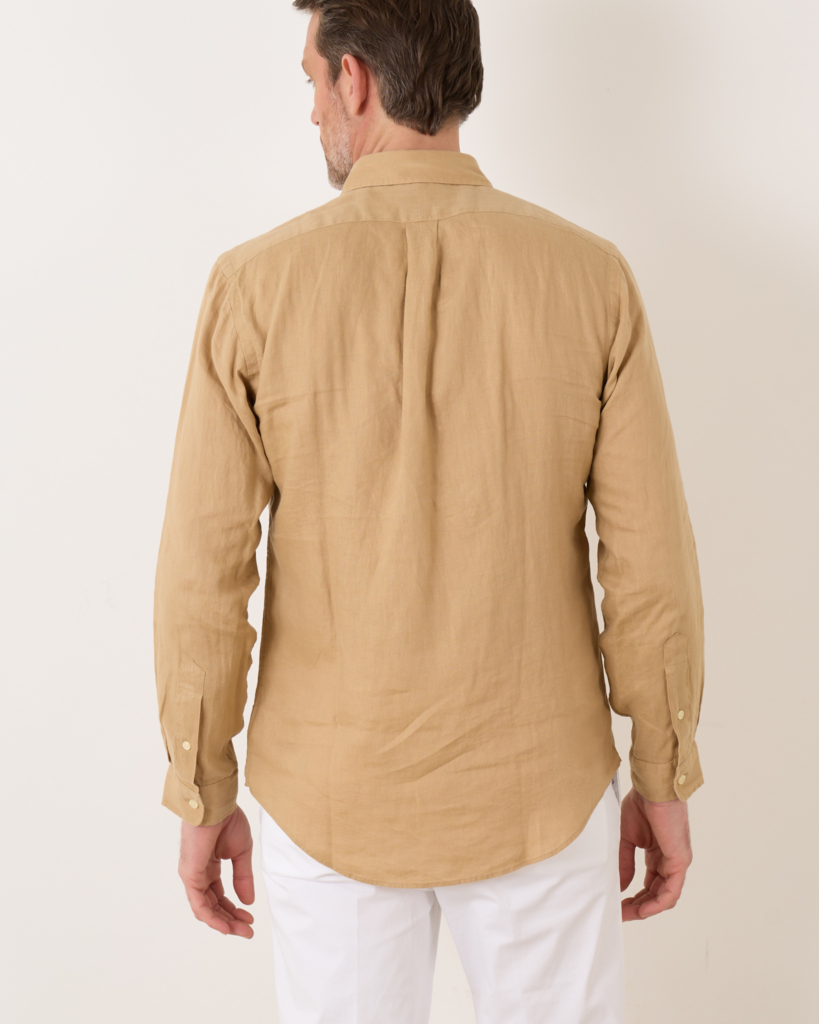 Ralph Lauren Linnen Casual Shirt Vintage Khaki