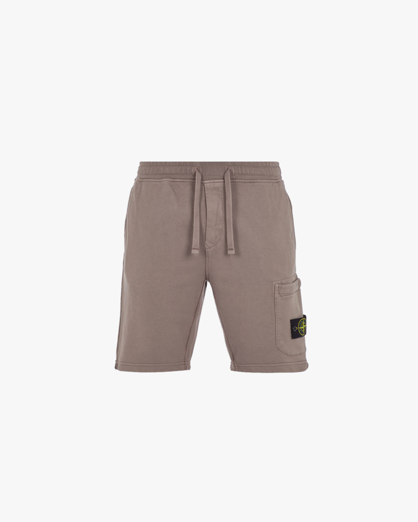 Stone Island Cargo Sweatpants Shorts Dove Grey