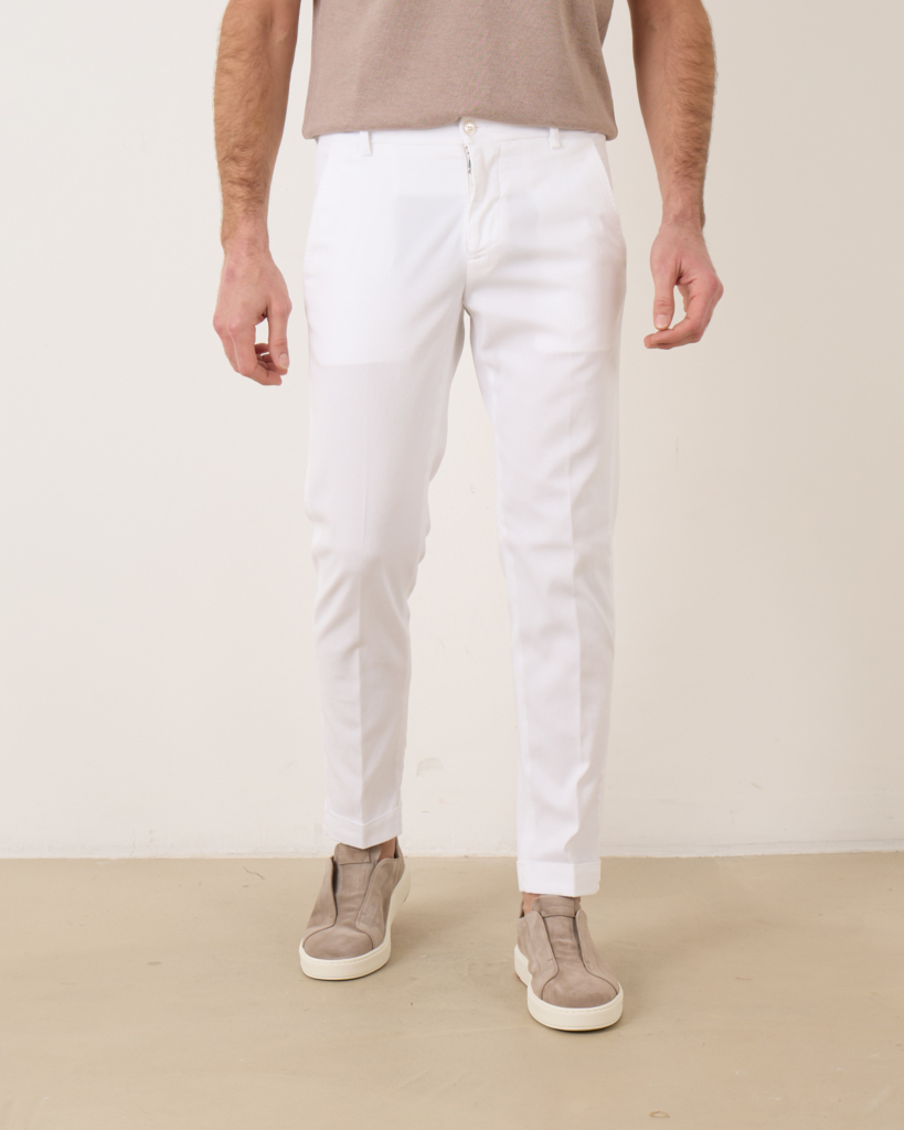 Marco Pescarolo Manu Pantalon White
