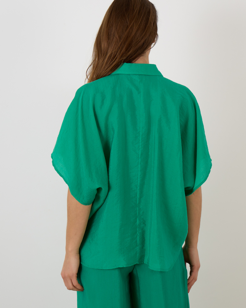 Momoni Brooklyn Shirt Emerald