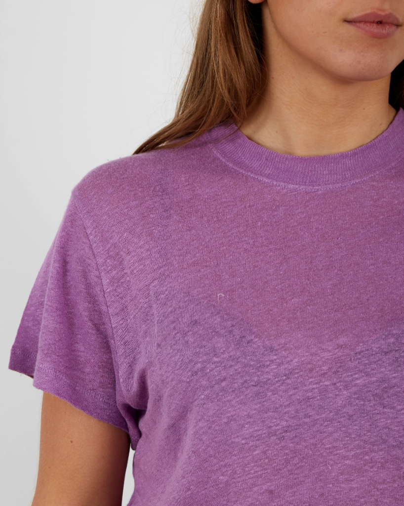 Iro T-shirt Hinton purple