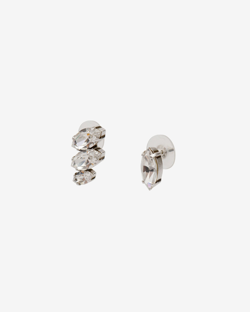 Isabel Marant The Embrace Earrings Transparent/silver