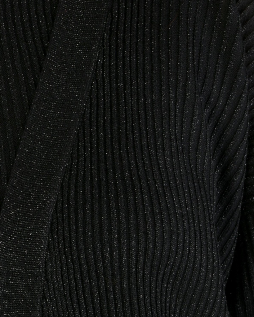 Vest glitter zwart