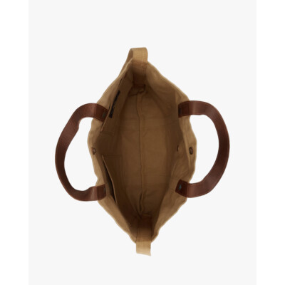 RRL Canvas Leather Bag Camel