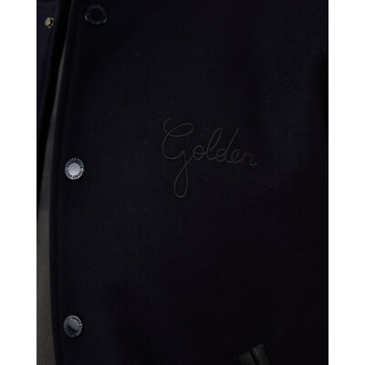 Golden Goose Wool Leather Bomber Jacket
