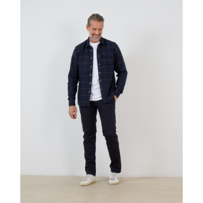 Kiton Overshirt Umcbuba Navy
