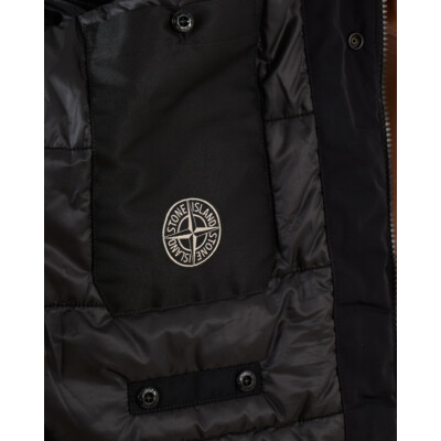 Stone Island Padded Jacket Black
