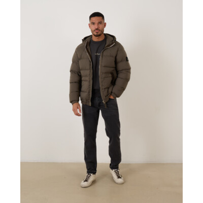 Stone Island Down Jacket Military Green