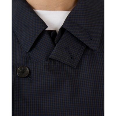 Tibi Charles Asymmetrische Trench Jack Navy