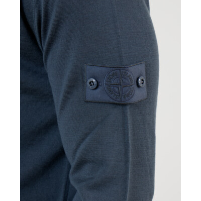 Stone Island Ghost Pullover Ronde Hals Staal Blauw