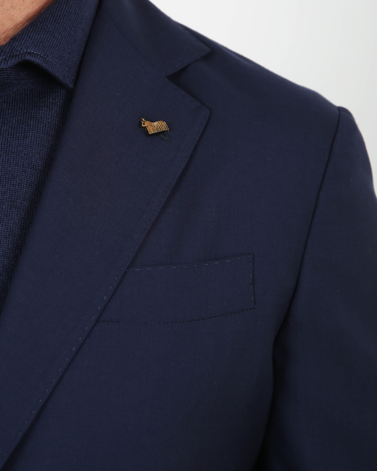 Cashmere Colbert Dark Blue