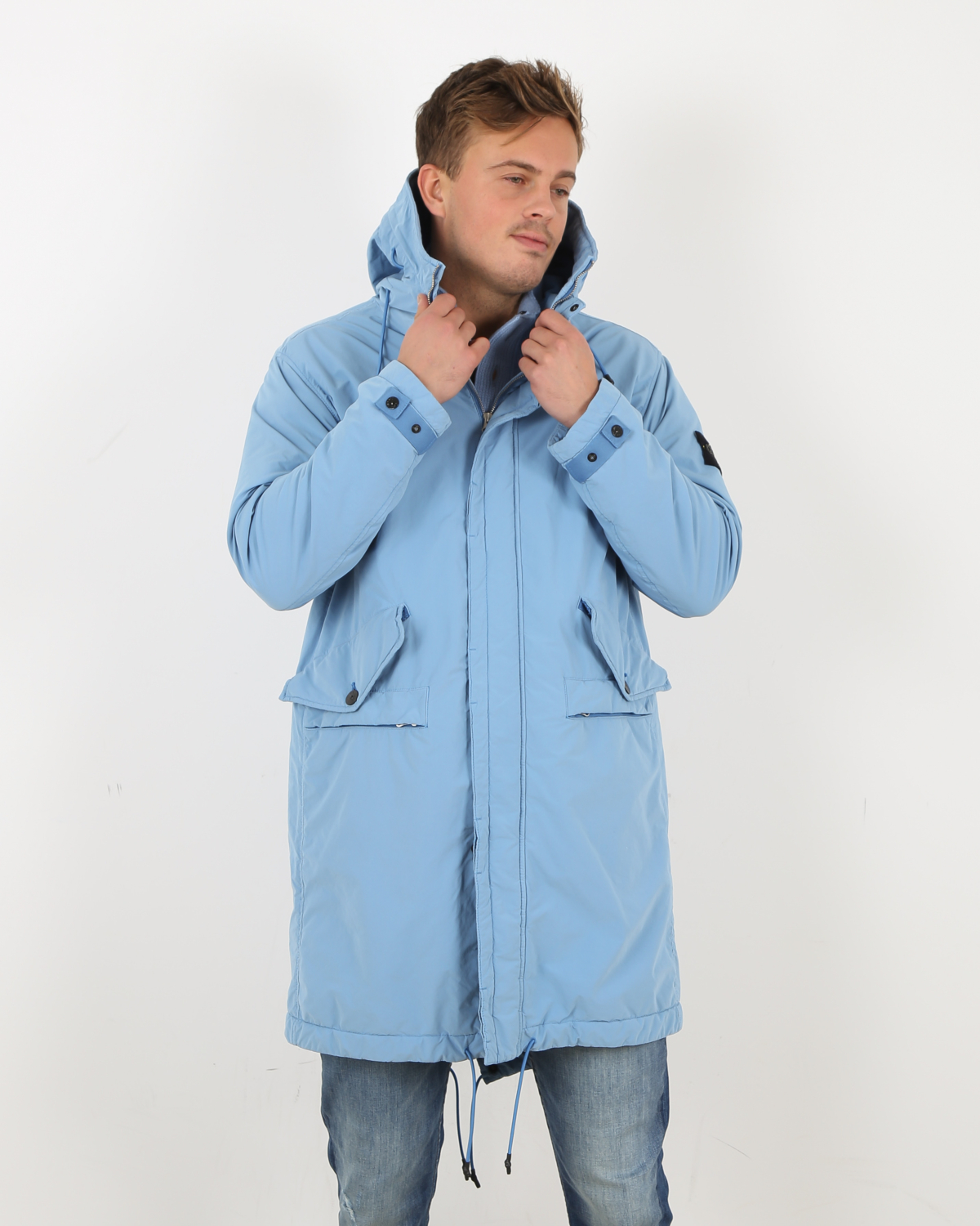 park215c David Light-TC Parka Mid Blue