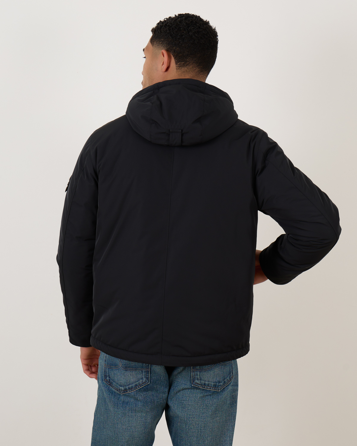 Micro Twill Jacket 43426 Black