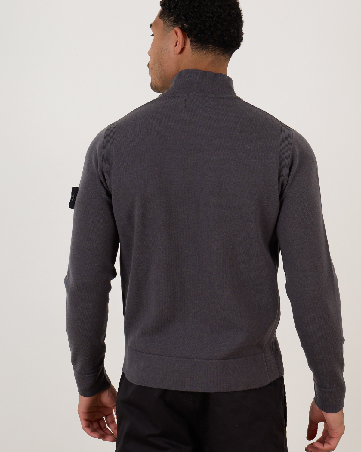 Zip Pullover 521A1 Lead Grey