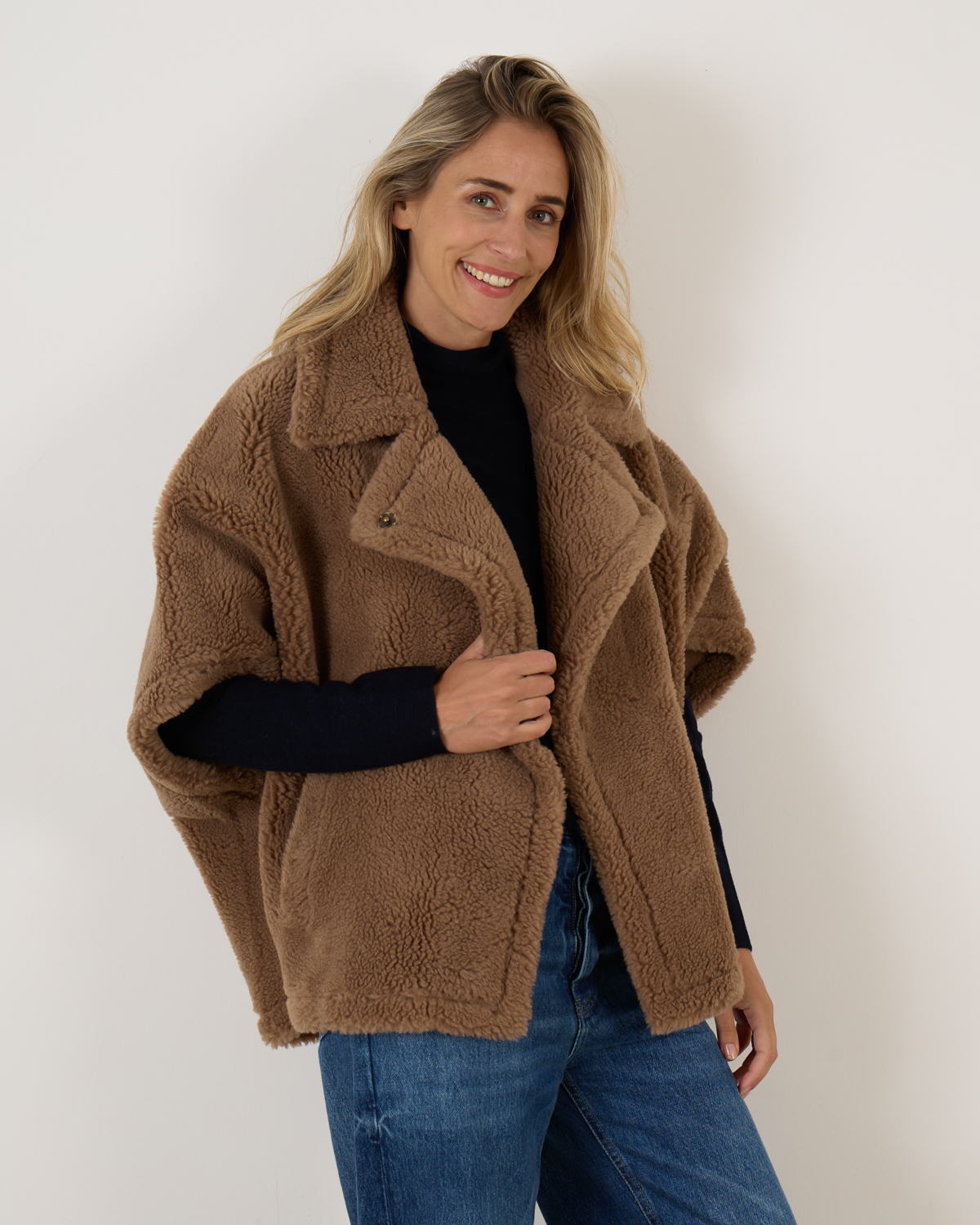 Elin Jacket Teddy Camel