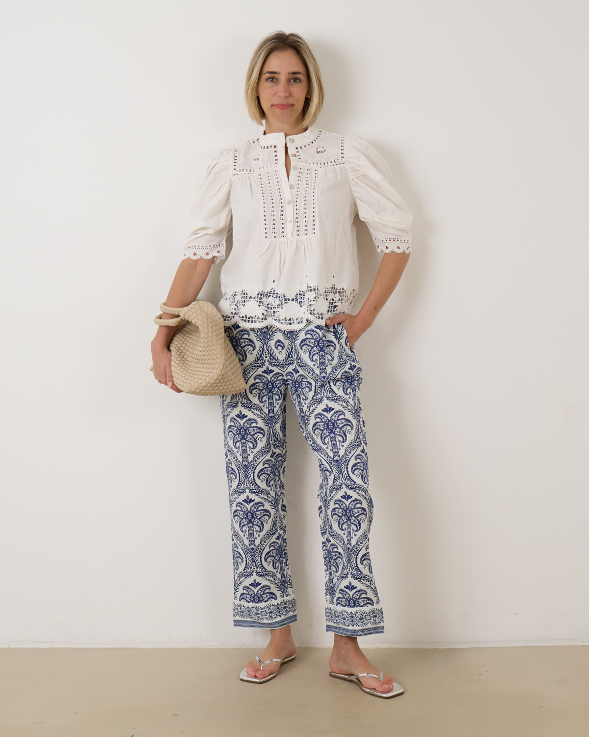 Richilieu Blouse Off White