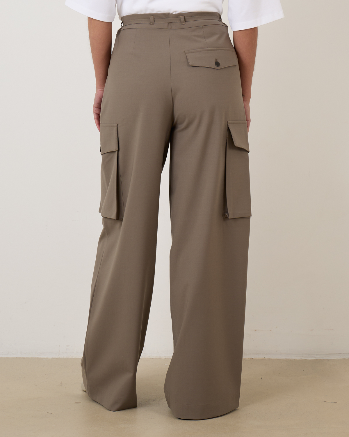 Róhe Cargo Pantalon Taupe