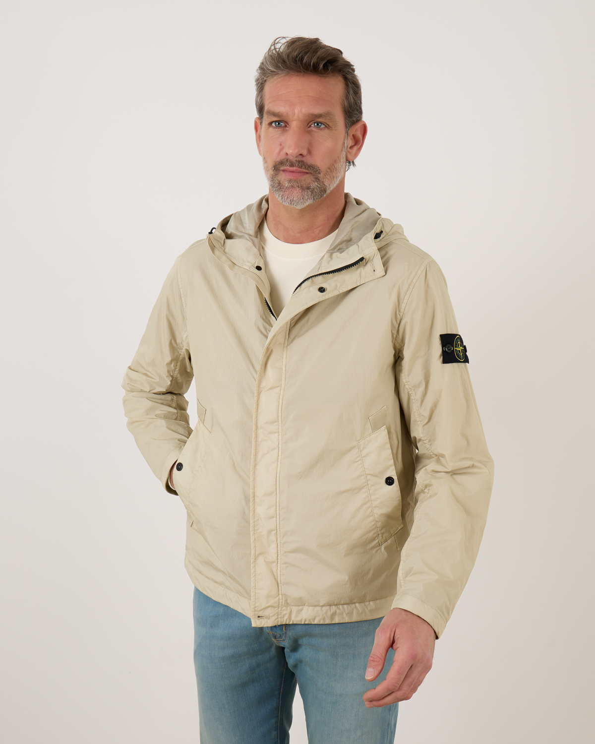 Crinkle Jacket Sand
