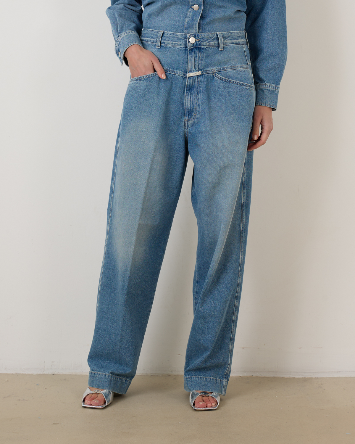 【denim】 Deni- X Jeans Heart Pocket