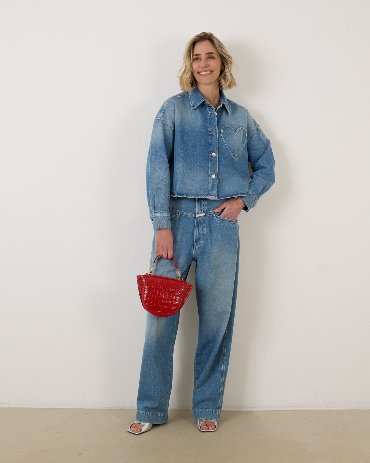 Deni- X Jeans Heart Pocket