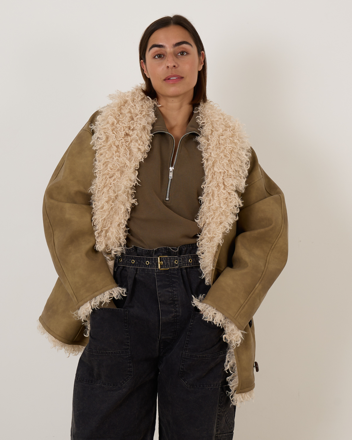 Clea Coat Taupe