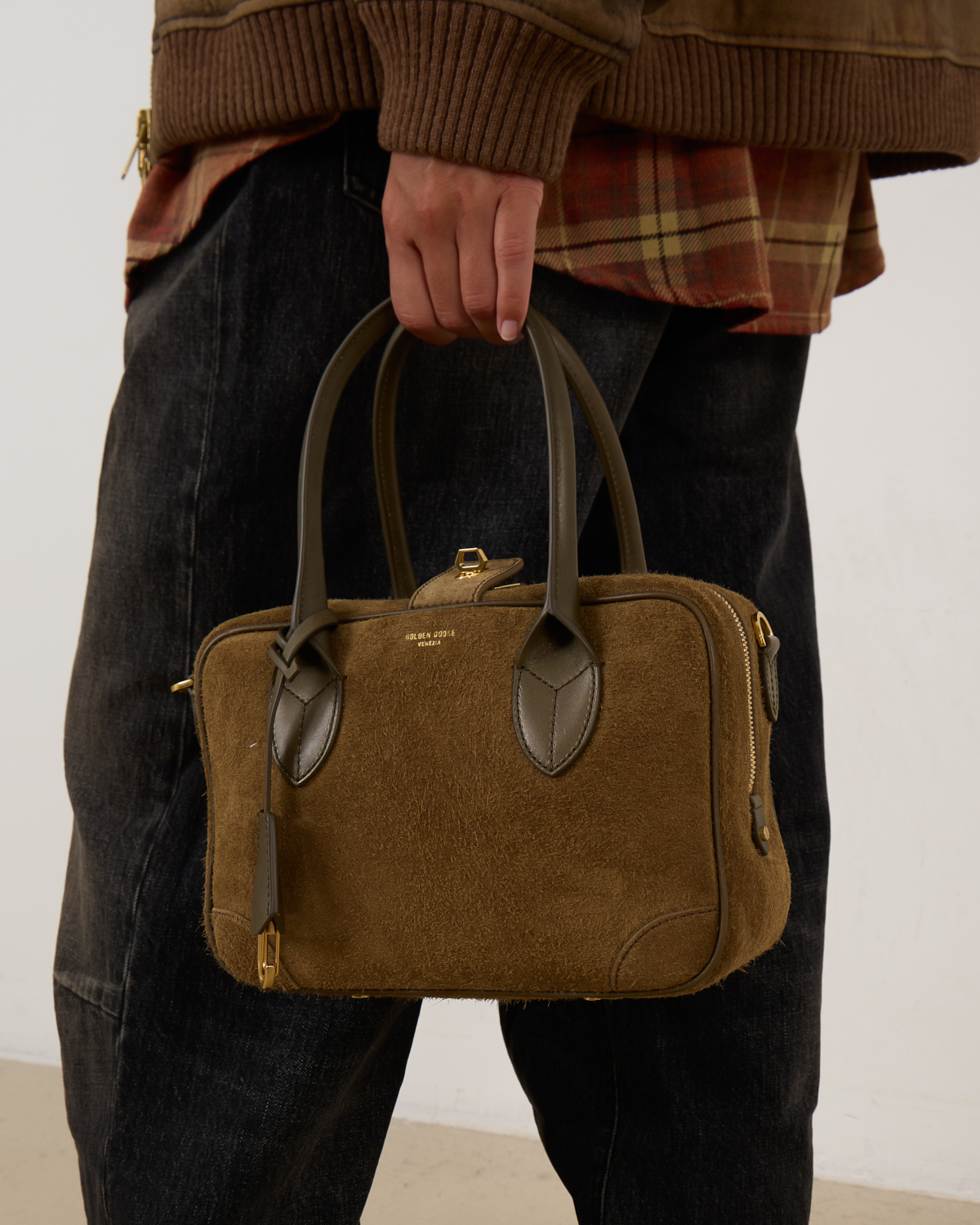 Golden Goose Vita Bag Khaki