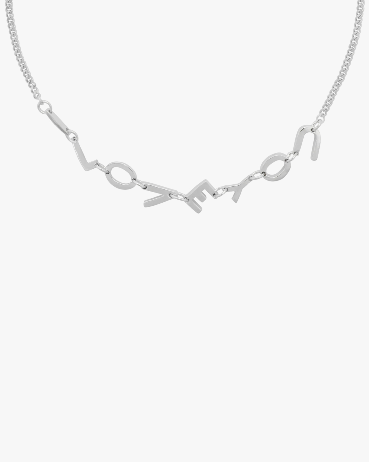 Anna + Nina I Love You Bracelet Silver