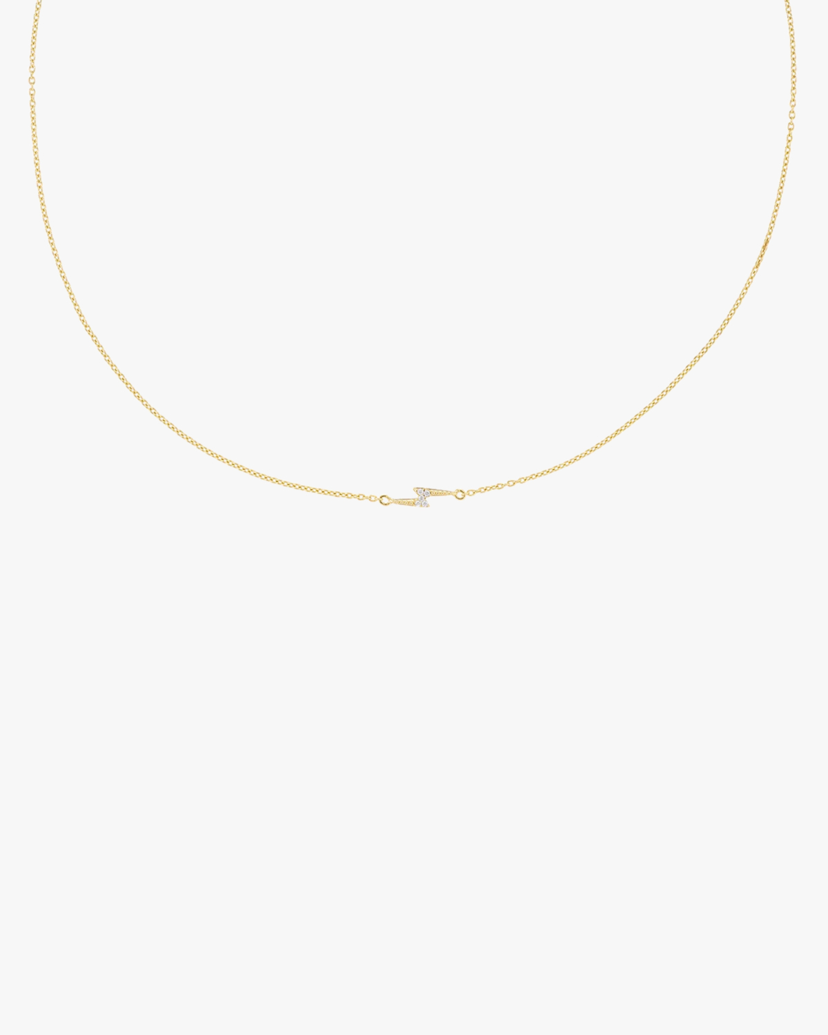 Anna + Nina Electric Love Necklace Gold Plated