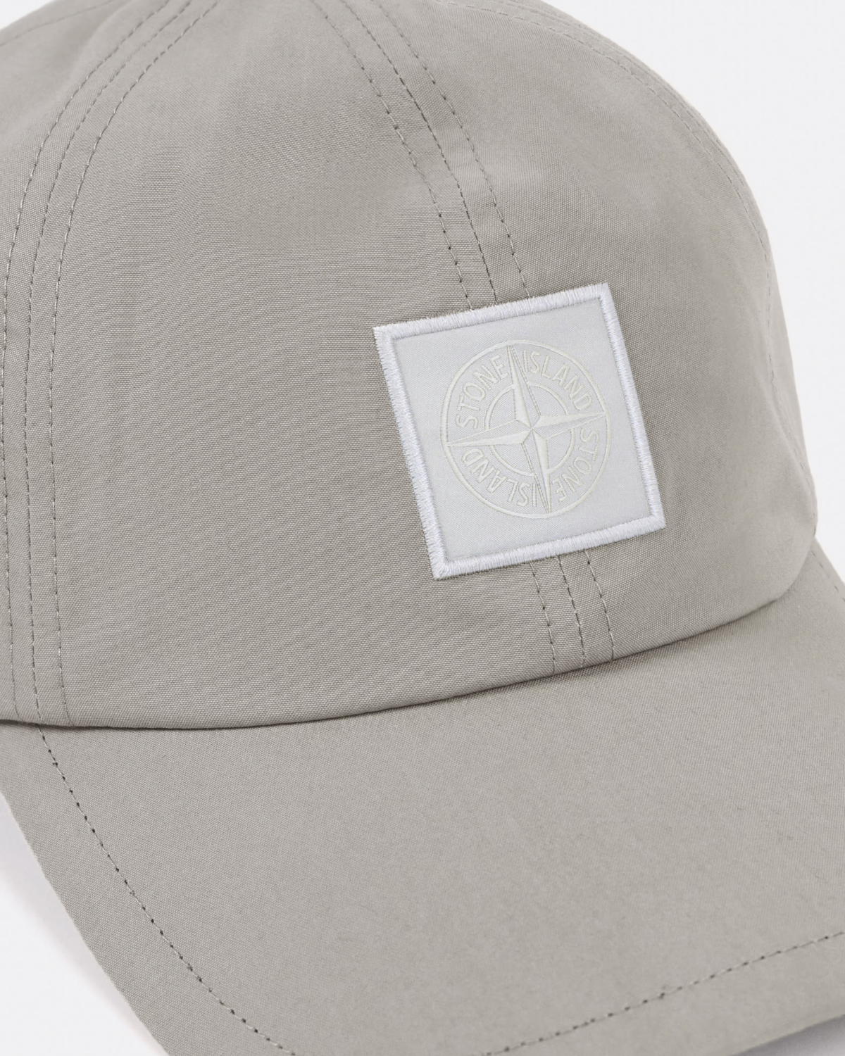 Stone Island Ghost Cotton Canvas Cap Dust Grey