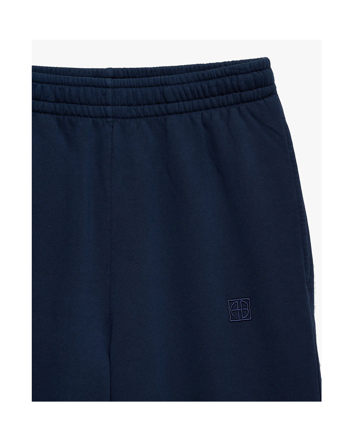 Anine Bing Karter Jogger Framed Monogram Dark Blue