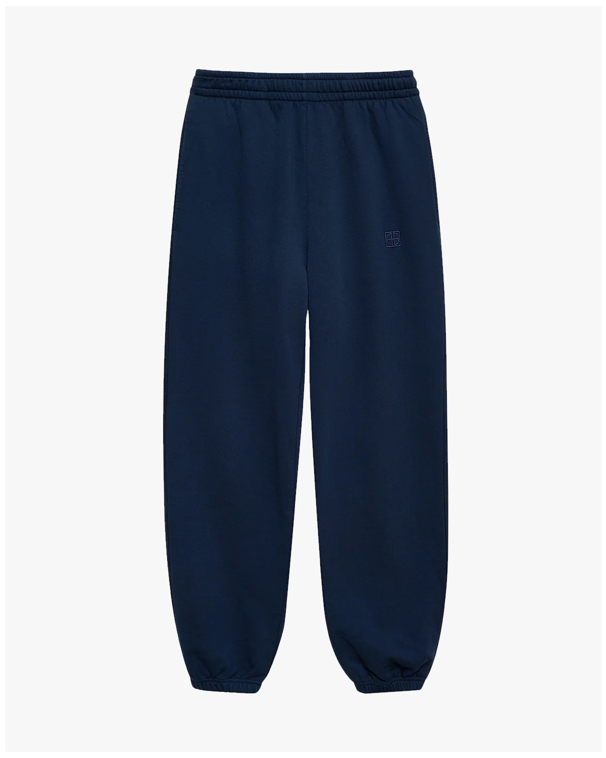 Anine Bing Karter Jogger Framed Monogram Dark Blue