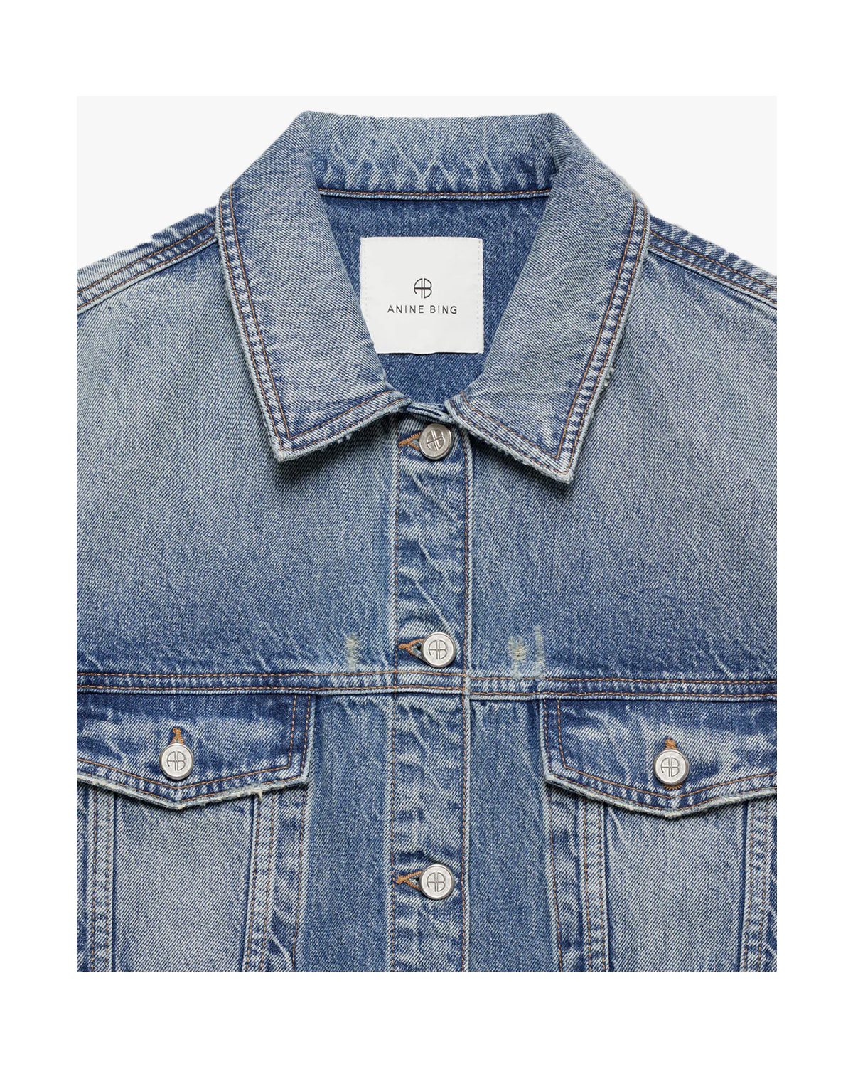 Anine Bing Rory Vest Denim