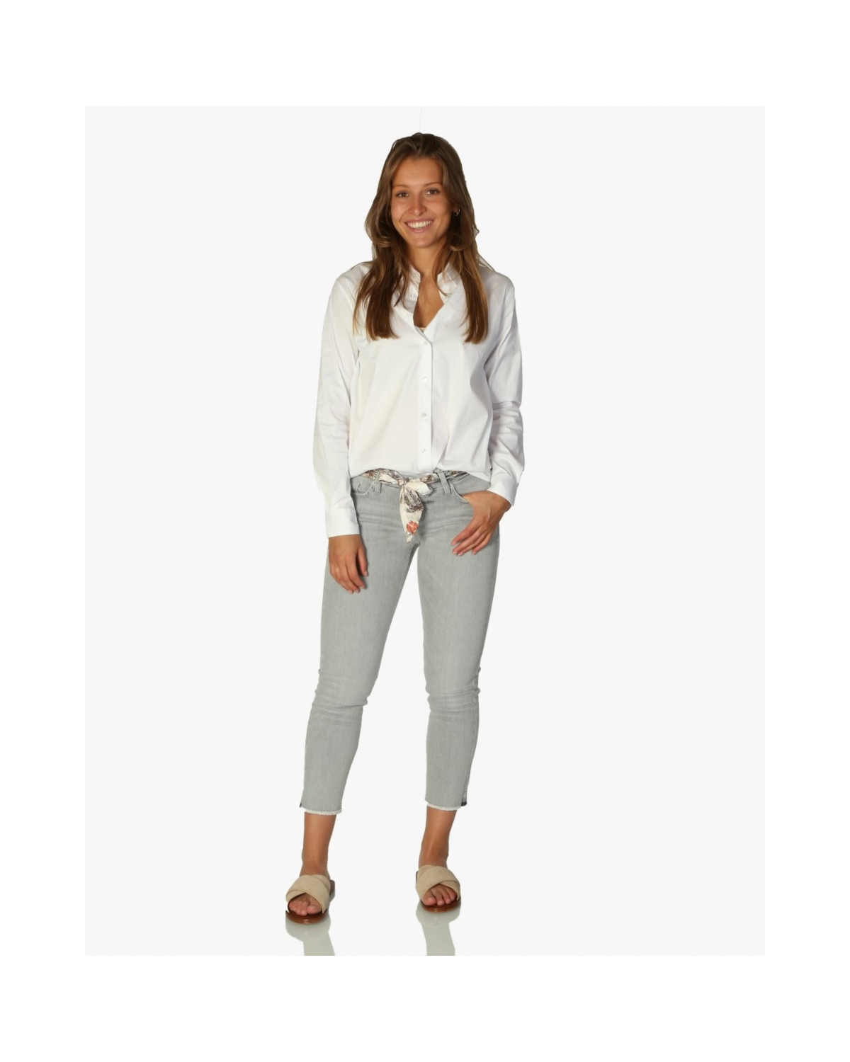 Cambio Liu jeans grijs