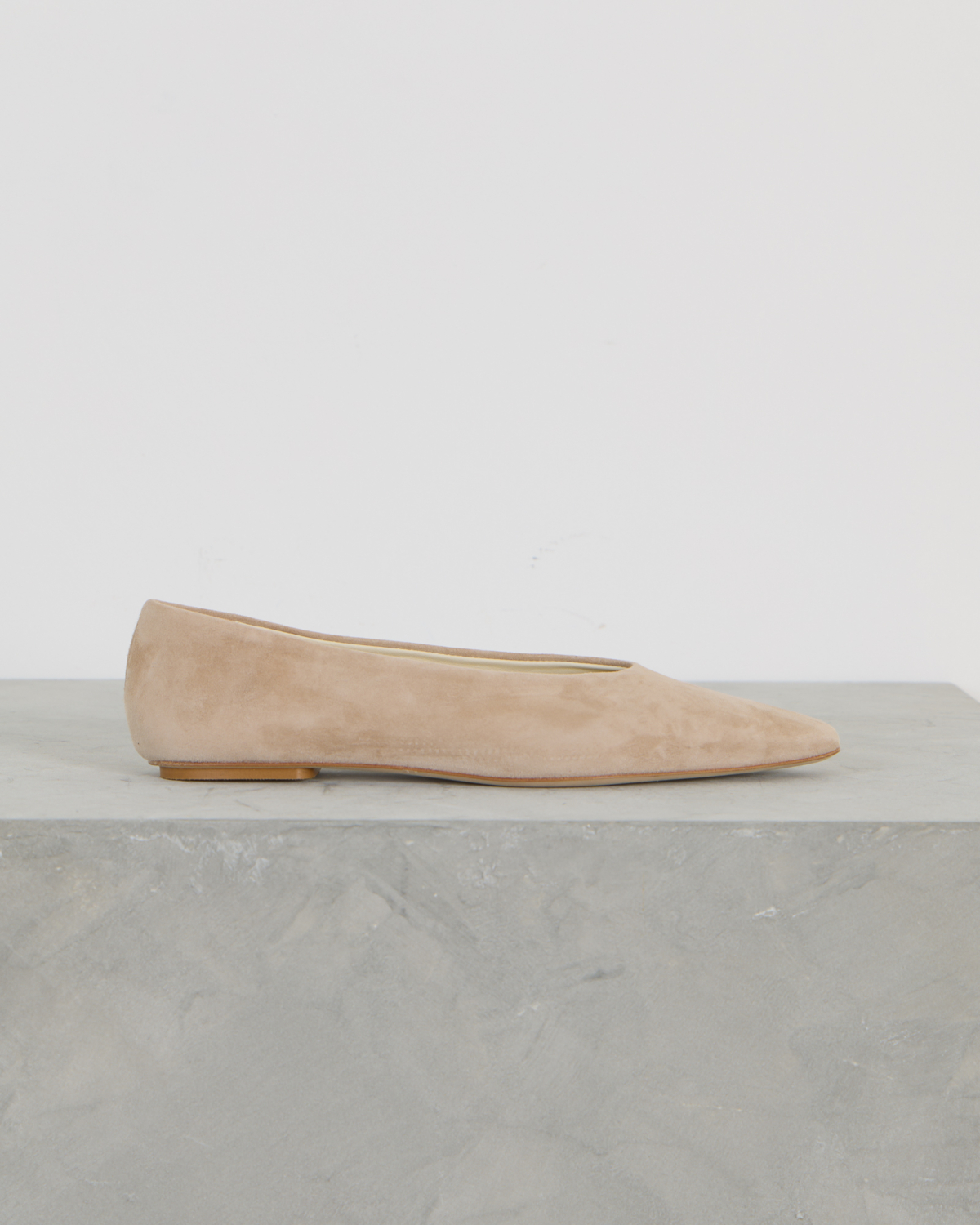 Odare Bilbao Suède Ballerina's Taupe