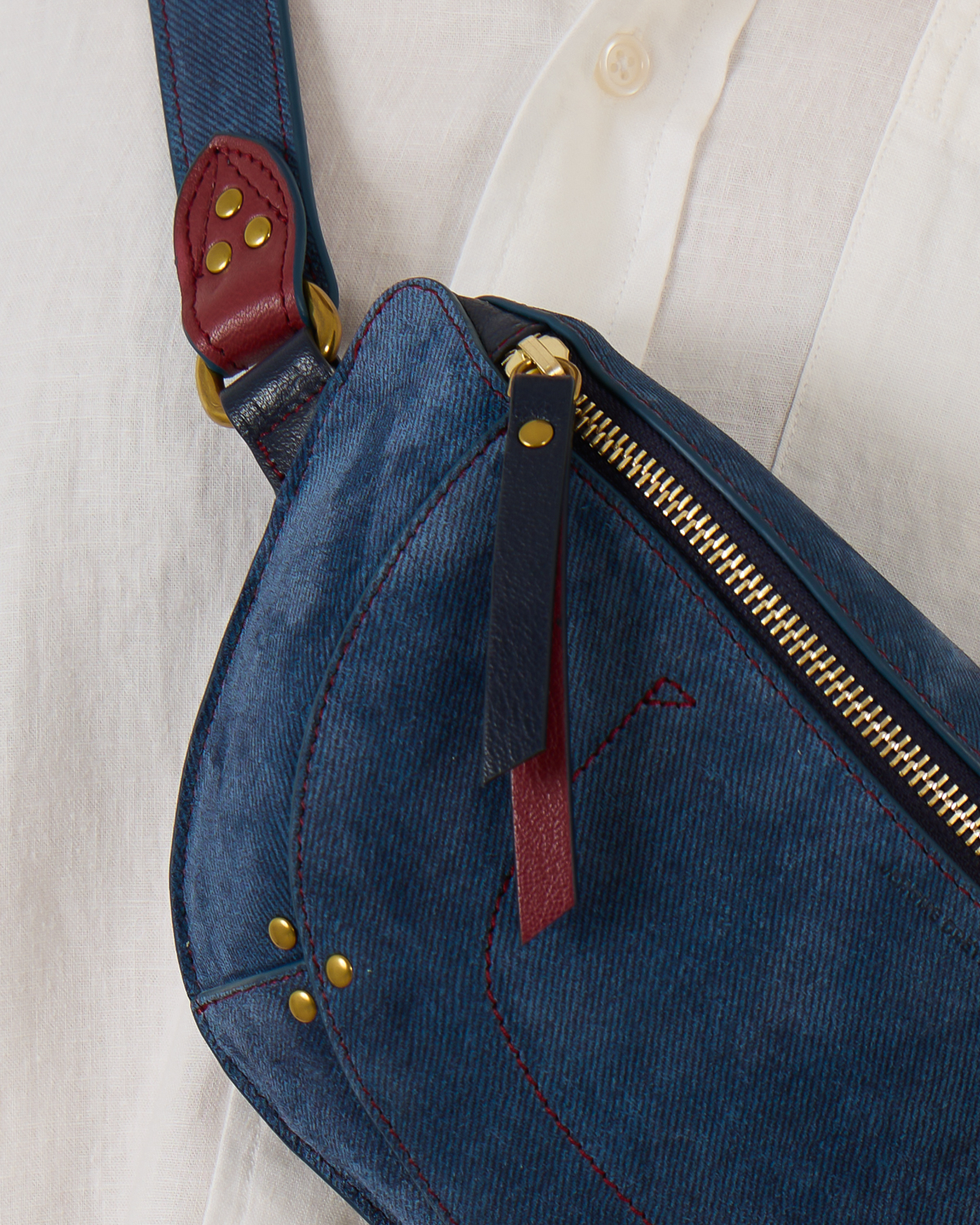 Jerome Dreyfuss Lino Banana Bag Jeans
