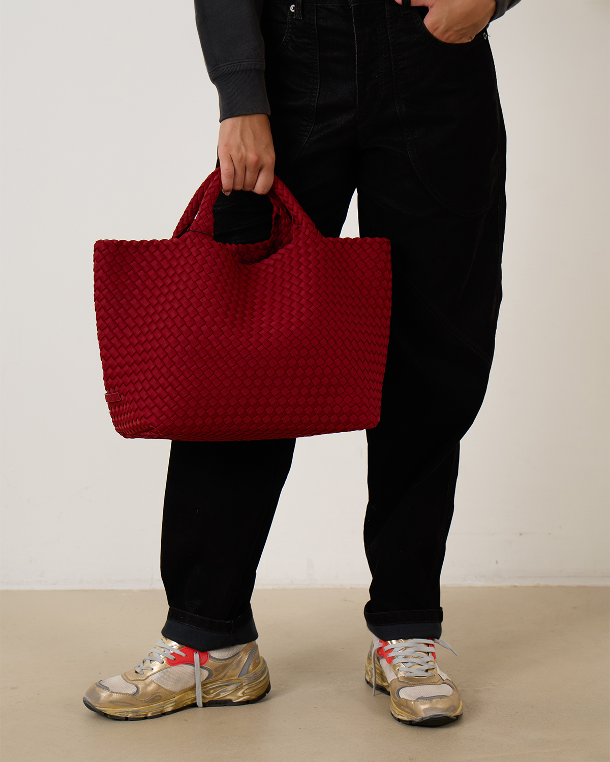 St. Barths Medium Tote Rosso