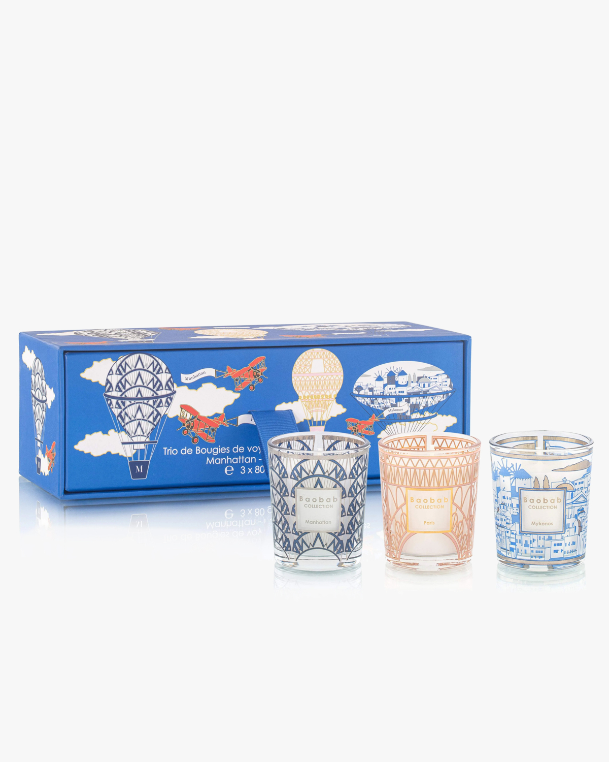 Baobab Collection Trio Travel Manhattan – Paris – Mykonos