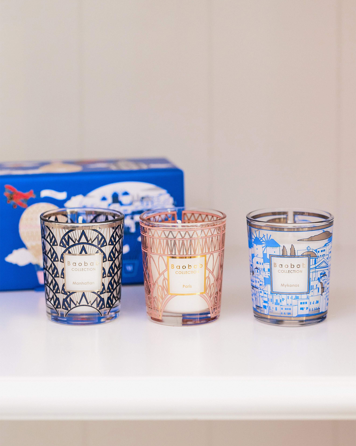 Baobab Collection Trio Travel Manhattan – Paris – Mykonos