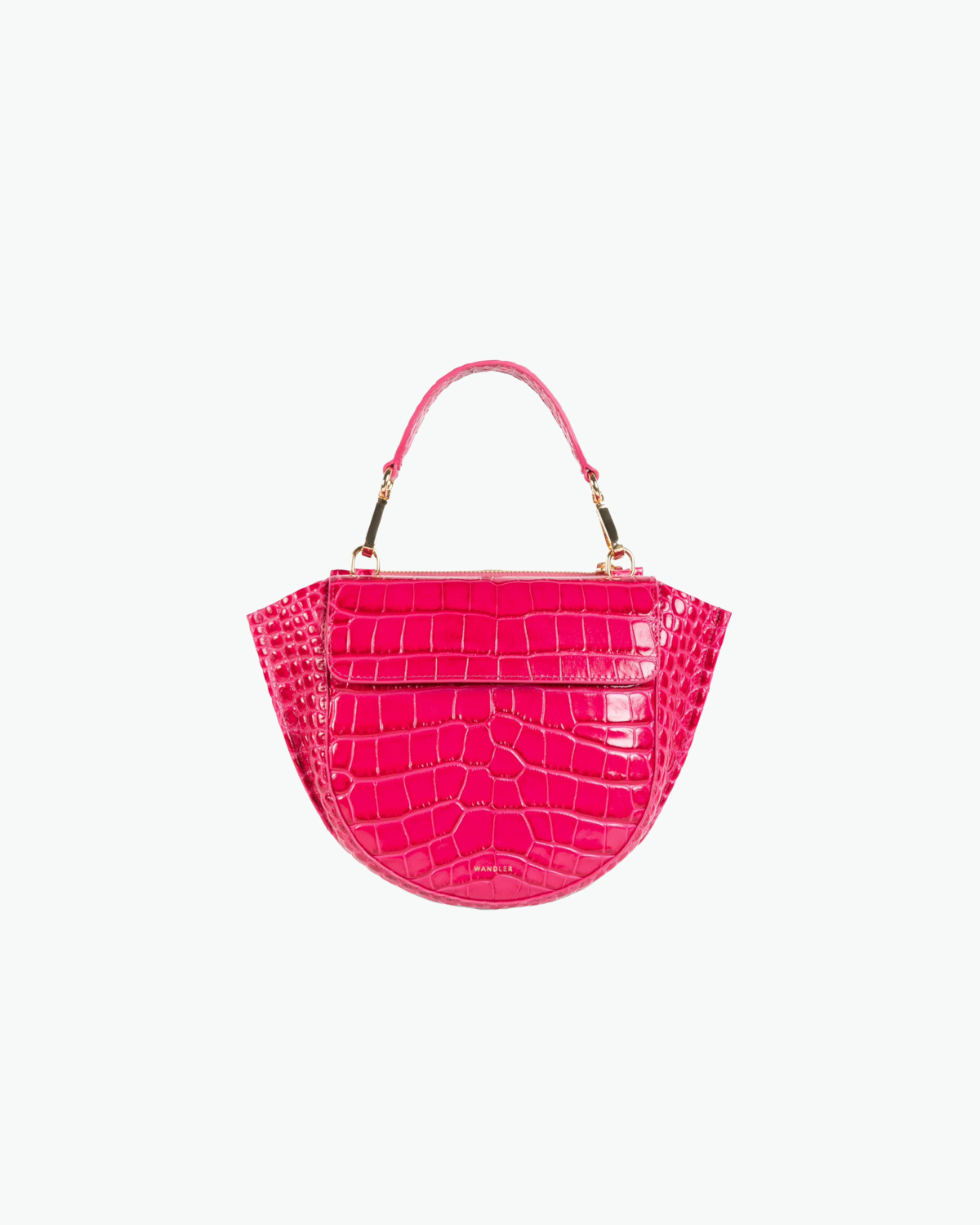 Hortensia Bag Mini Fuchsia Croco