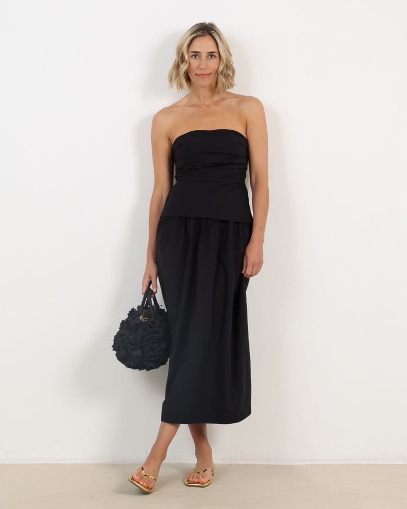 Ciara Bandeau Jurk Zwart