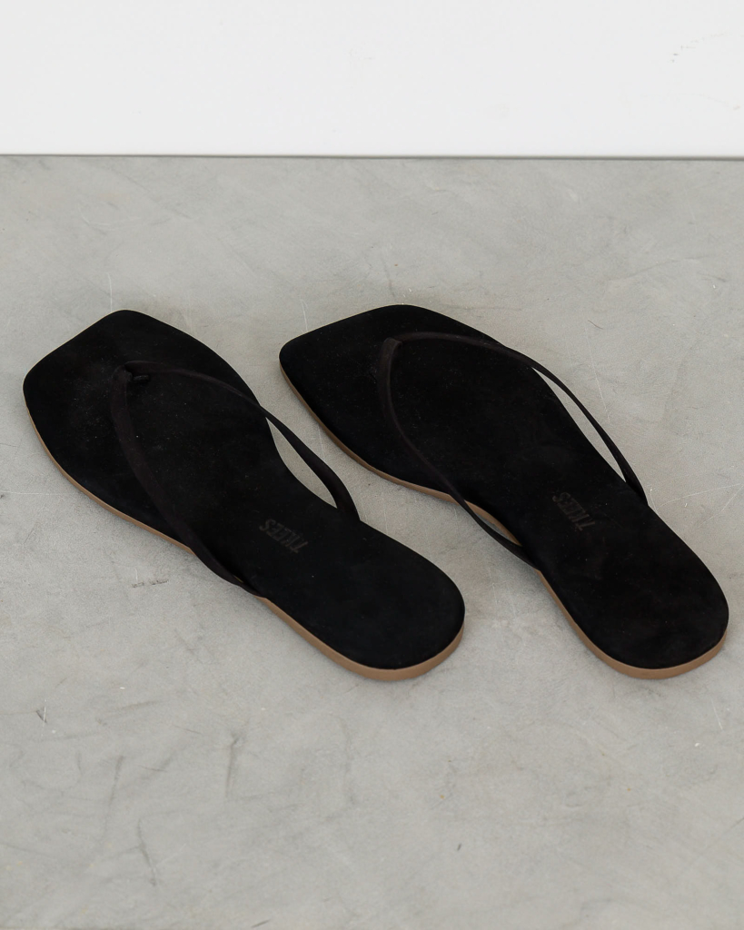Square Toe Lily Suede Slipper Sable