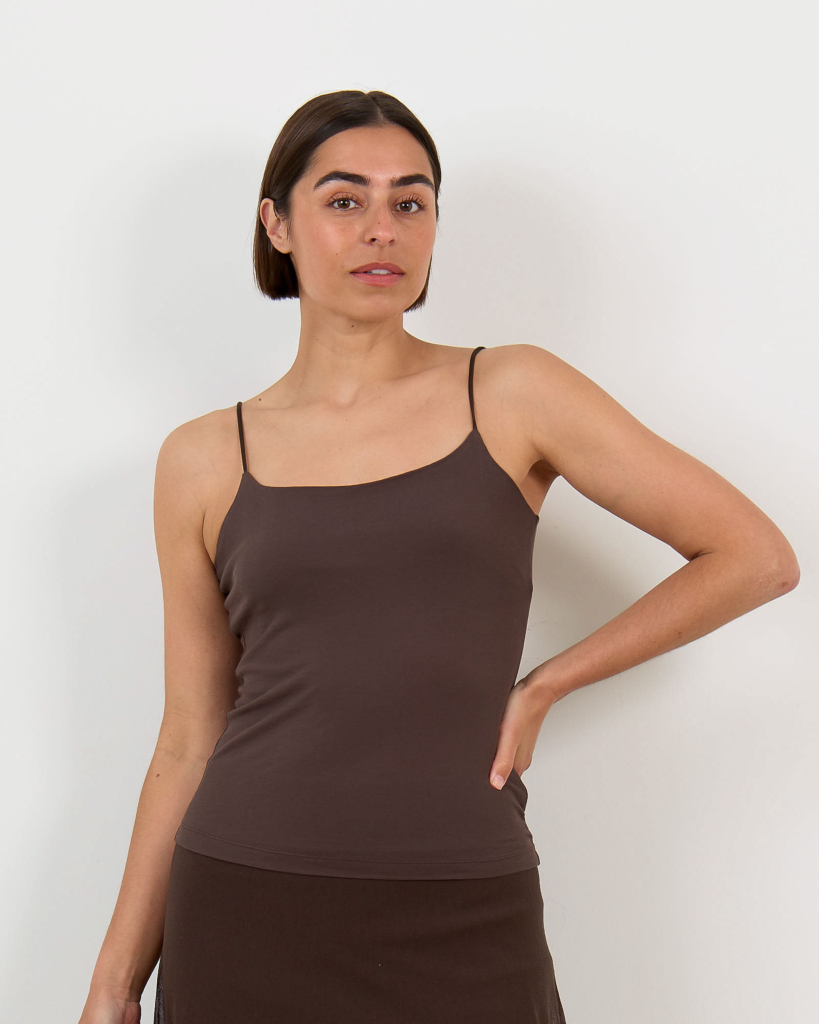 Nerja Stretchy hemdje Bruin 