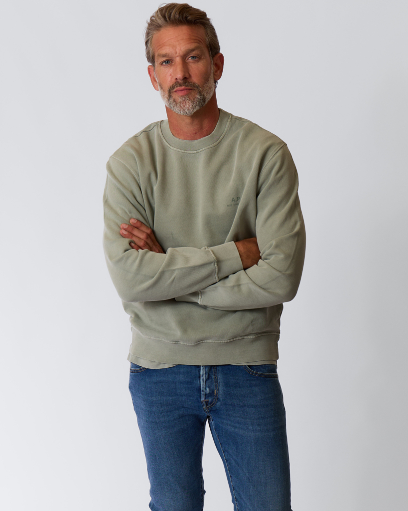 Fernando Sweater Kae Grijs/Groen