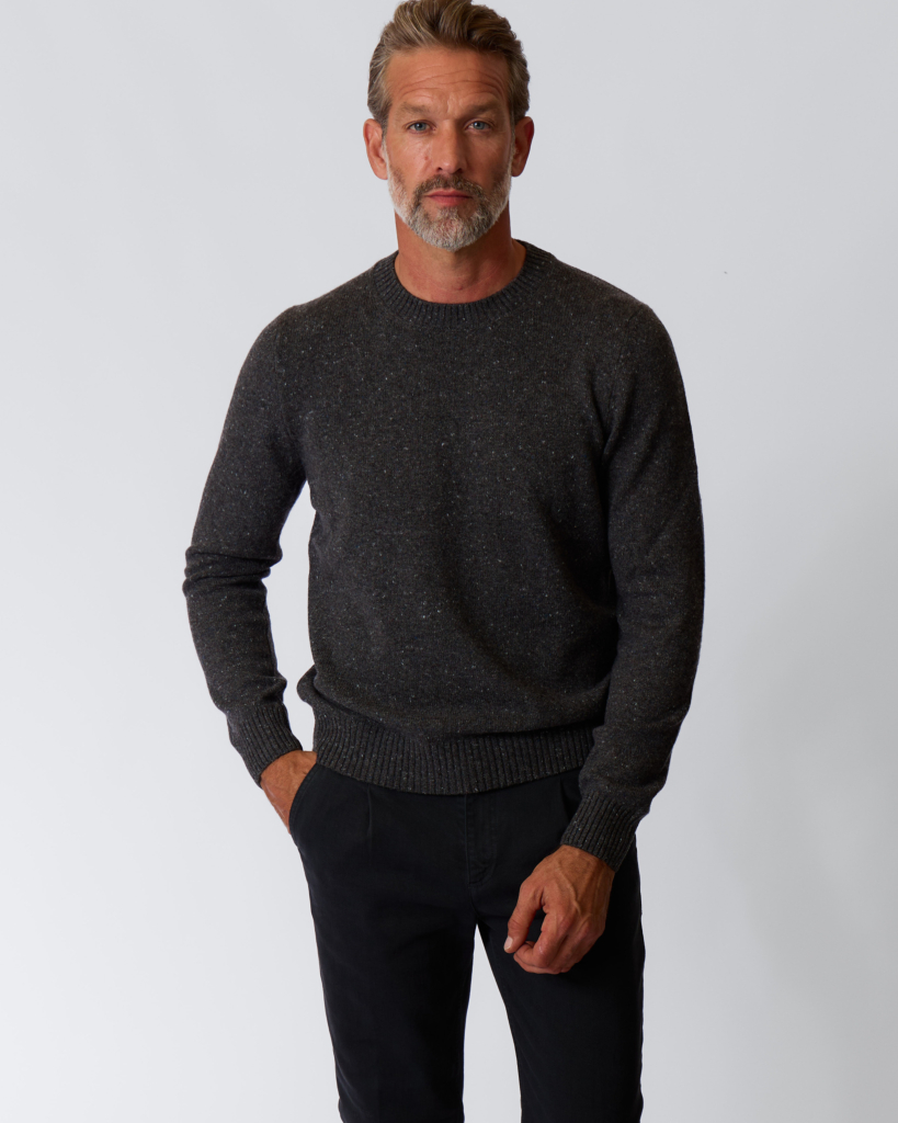 Wol/Kasjmierblend Sweater Grey Melange