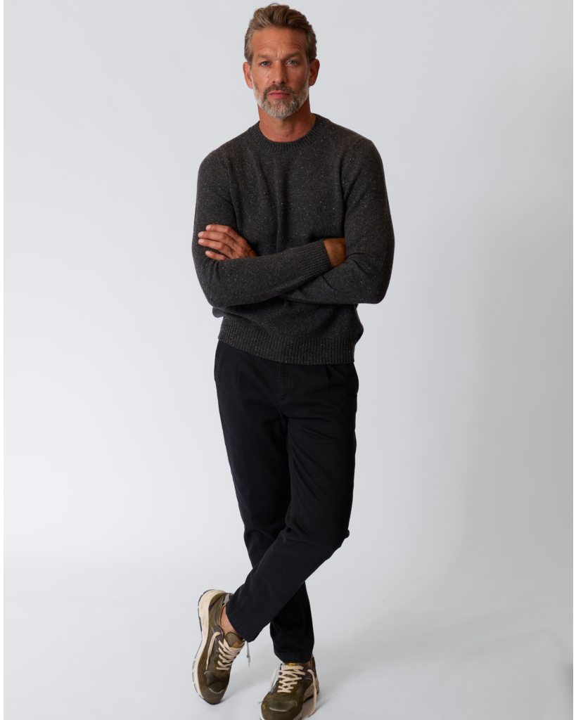 Wol/Kasjmierblend Sweater Grey Melange