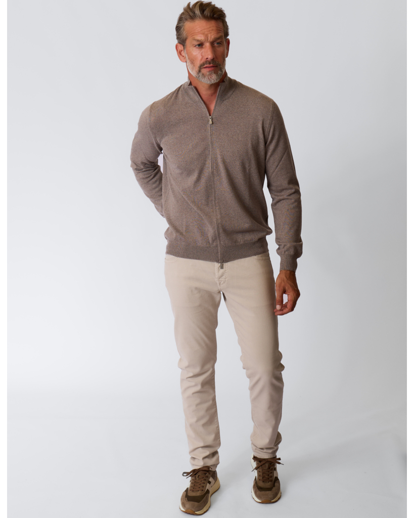 Giubbino Merino Vest Beige