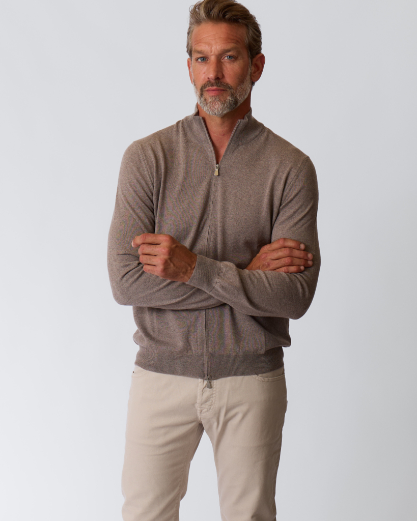 Giubbino Merino Vest Beige