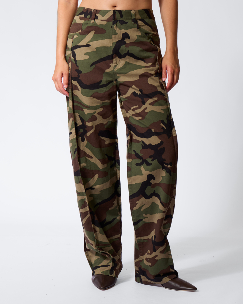 Camouflage Twill Tuck Jean Army